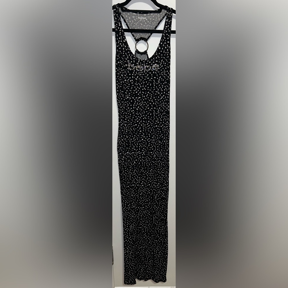 BEBE Size SMALL Dress Black/White